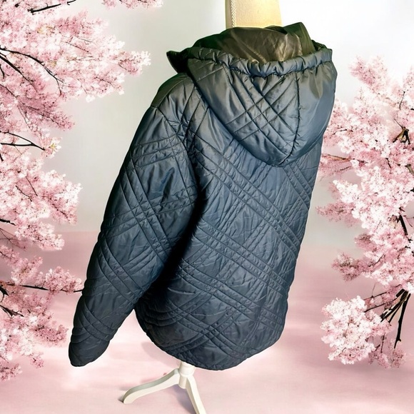 New Balance Women’s Plus Size Black Quilted Padded Puffer Winter Coat Size 2X - Picture 8 of 13